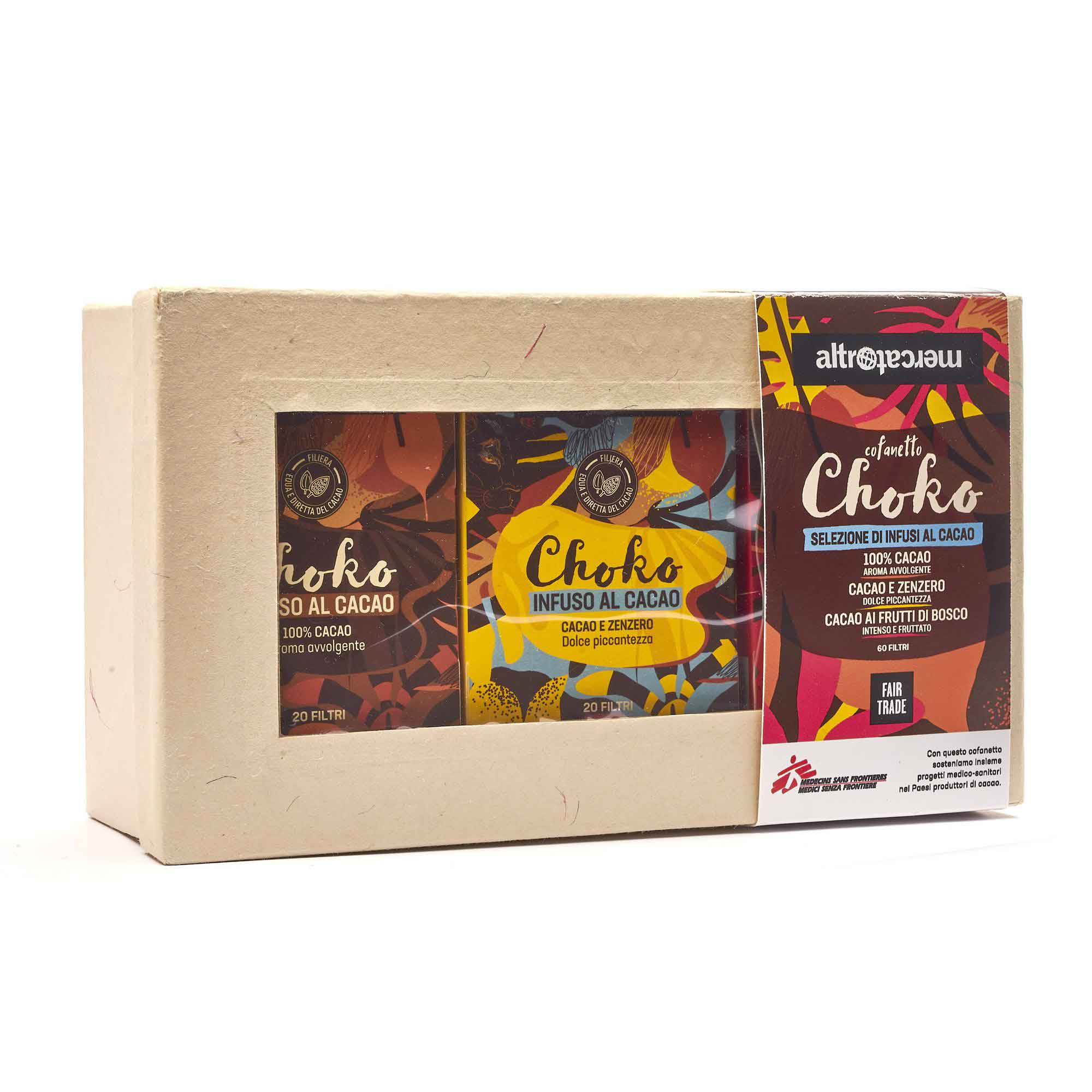 Cofanetto Choko MSF Tre Infusi Al Cacao Altromercato Shop