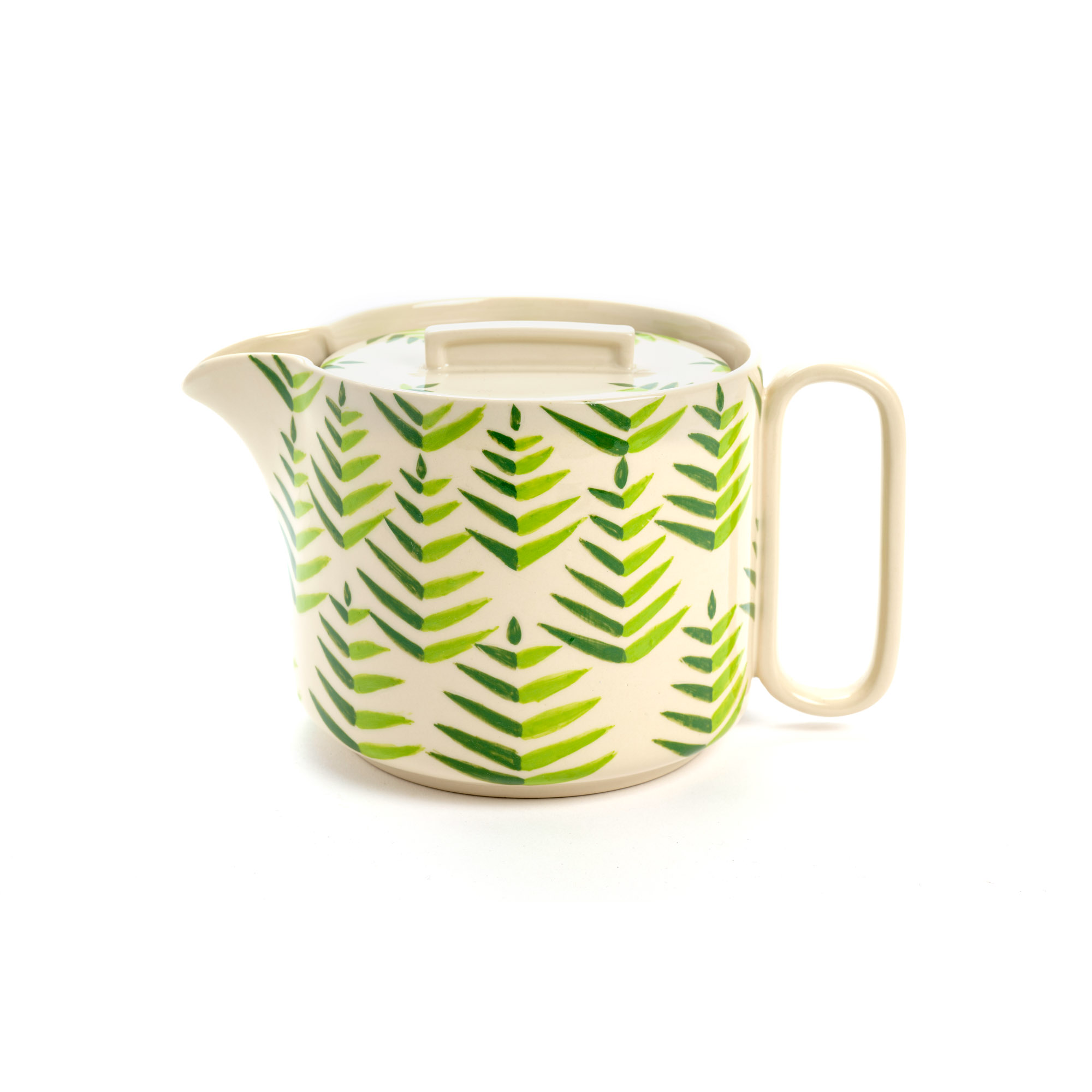 Teiera In Porcellana Jersey Verde - Capacità 600ml, Design Elegante 11.5x12cm - Foto 11