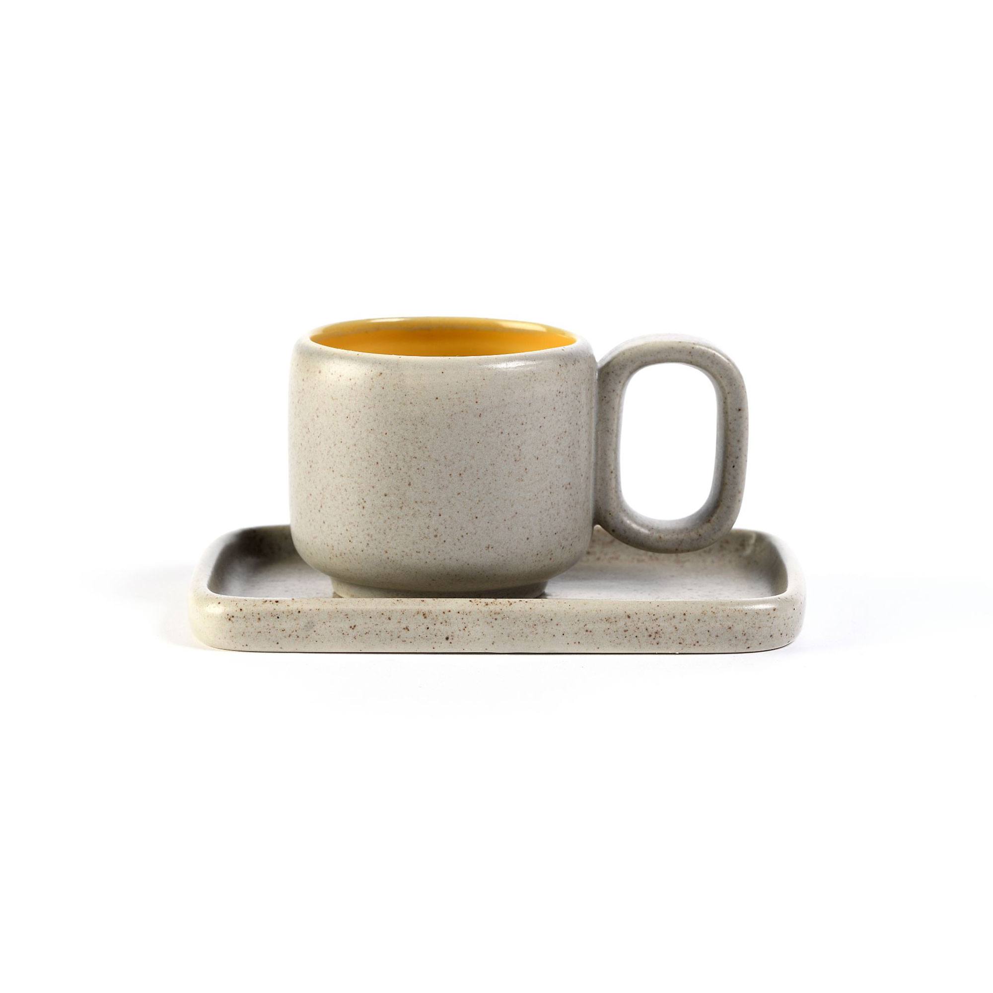 Tazzina Da Caff Modern Gray Gialla Altromercato Shop